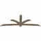 Ekena Millwork Davenport Rough Sawn Timber Gable Bracket, Douglas Fir, 108"W x 40"H x 2"D x 6"F, 9/12 Pitch GBW108X40X0206DAV00RDF - alternate 5
